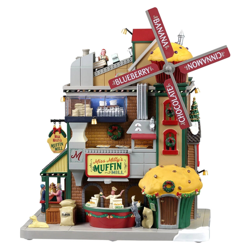 Lemax Miss Milly'S Muffin Mill - Miss Milly's Muffin Mill per villaggio di Natale