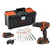 TRAPANO AVVITATORE A PERCUSSIONE 18V A BATTERIA BLACK&DECKER IN VALIGETTA