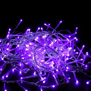 LUCI DI NATALE  192 LED VIOLA CON GIOCHI IP44 GIOCOPLAST PER ESTERNO E INTERNO