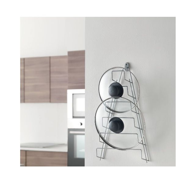 PORTA COPERCHI DA APPENDERE 6 POSTI MANGO