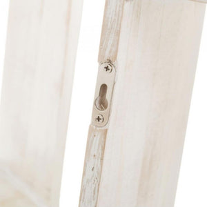 Set 3 Mensole da Parete Moderne Design Cubo Mensola Scaffale in Legno MDF Bianco