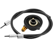 Misuratore di velocità 12 mm - Alta qualità PC/lega di alluminio - Facile da installare - Duraturo - Prestazioni stabili - Alta affidabilità - Misuratore di velocità scooter