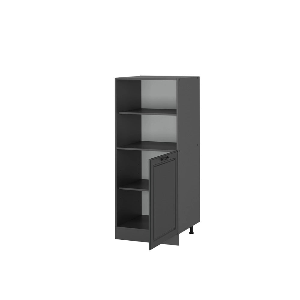 Mobile per forno da incasso R-Line Antracite rustico/Antracite 60 cm Vicco