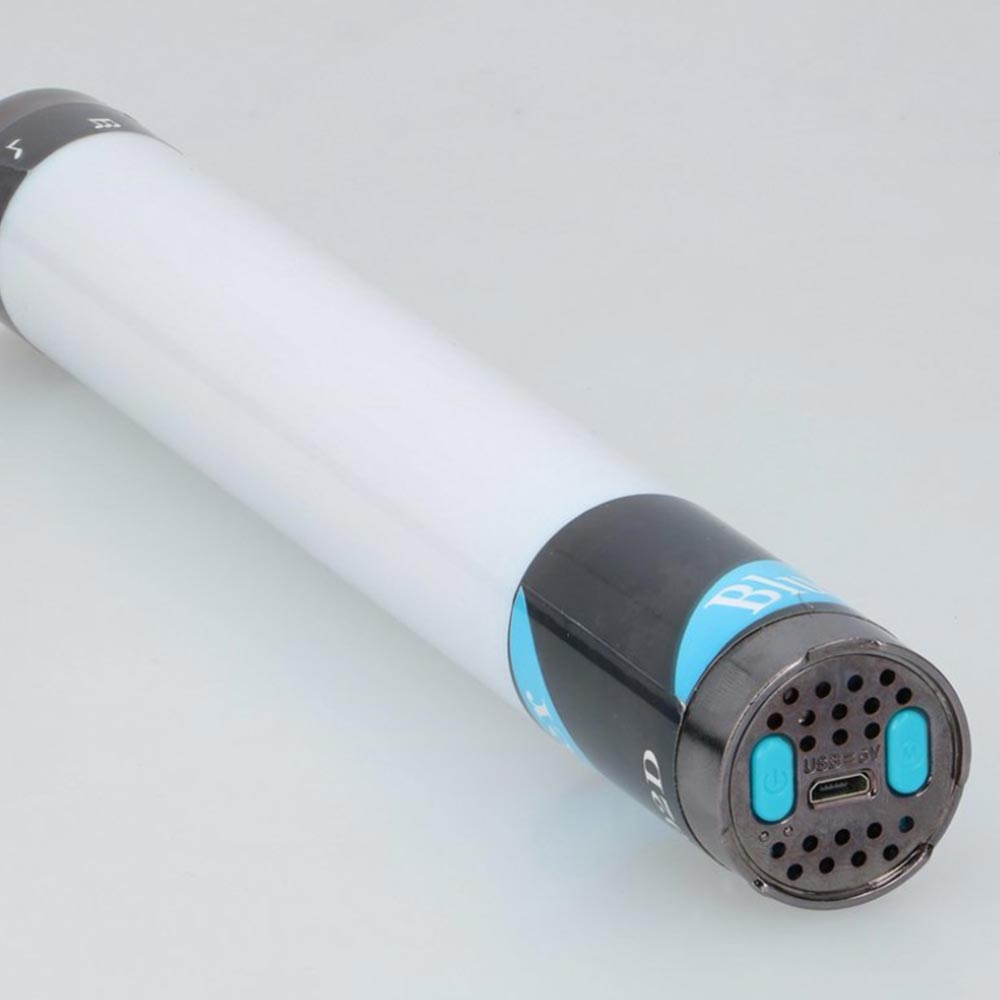 Mini Cassa Speaker a Torre Bluetooth Portatile con Effetti luce 48 LED USB MP3