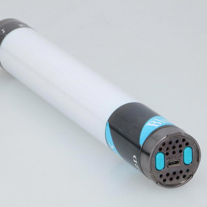 Mini Cassa Speaker a Torre Bluetooth Portatile con Effetti luce 48 LED USB MP3