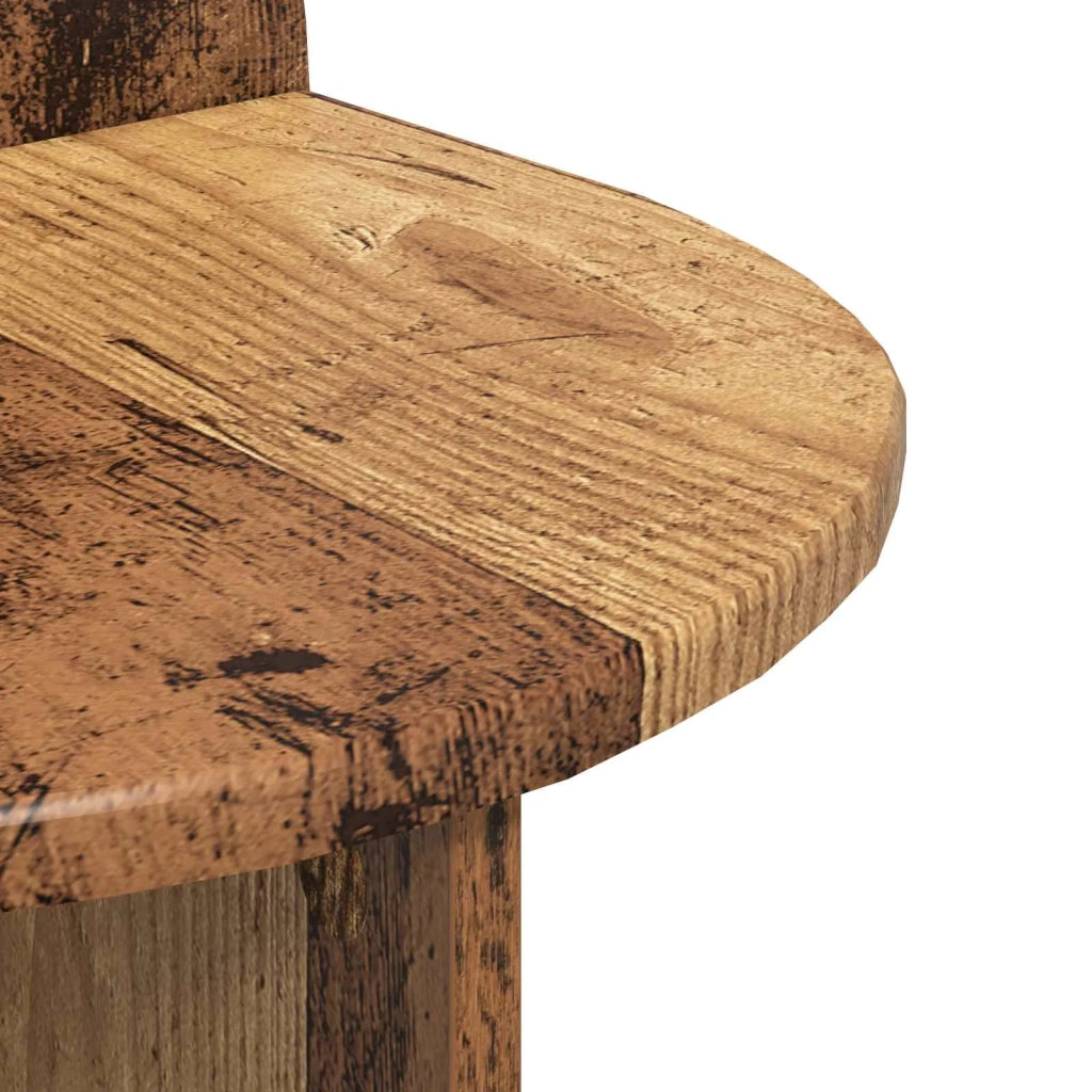 Comodino 2 pcs Legno antico 40 x 35,5 x 45,5 cm