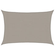 Vela Parasole | Telo Ombra | Vela da ombra 160 g/m2 Rettangolare Grigio Chiaro 3x4 m in HDPE
