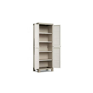 ARMADIO MOBILE IN RESINA DA ESTERNO EXCELLENCE 4 RIPIANI 65X45X182