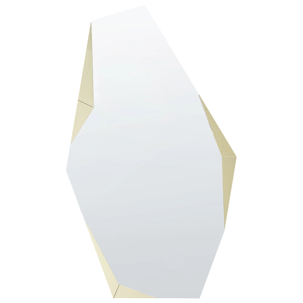 Specchio da parete Oro Vetro e MDF 68 x 120 cm Design irregolare Senza cornice