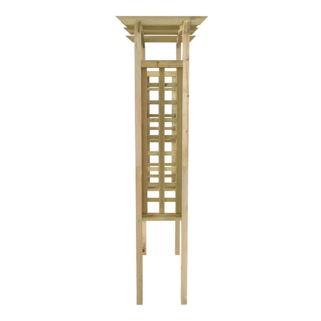 Arco a Traliccio 110x60x210 cm in Pino Massello Impregnato 318560