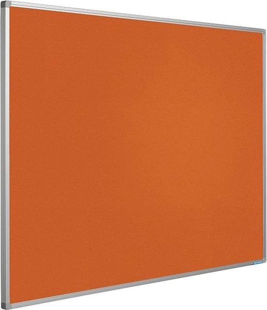 Pannello da parete Softline profilo 16mm bulletin Arancione - 90x120cm
