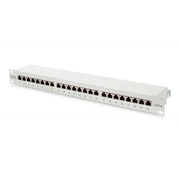 Patch panel 24 porte schermato cat.6 8 poli rack 19 bianco - DN91624S