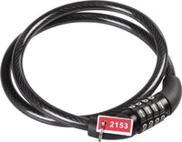 Antifurto spirale a cavo con combinazione 8x65 cm