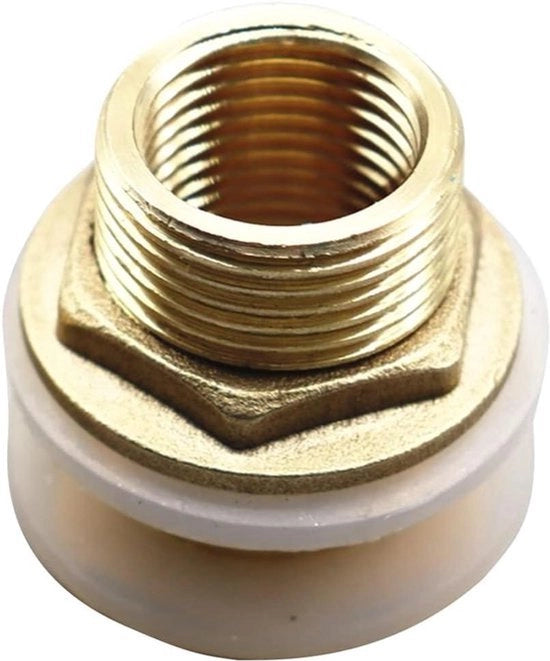 Adattatore per IBC - Base in rame - Connettore per IBC - Fitting per IBC - Valvola per IBC - Adattatore per IBC - Base in rame - Connettore per IBC - Fitting per IBC - Valvola per IBC - 3/4" esterno - 1/2" interno.