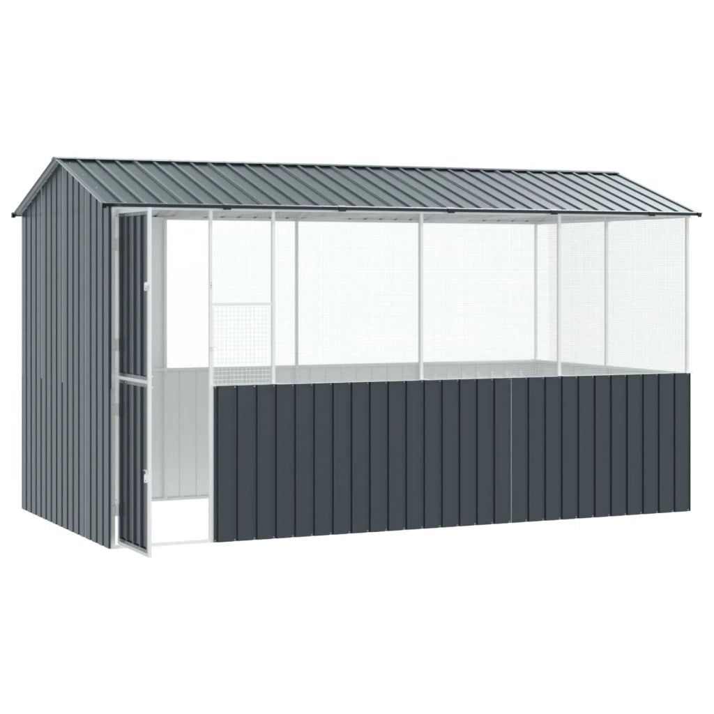 Gabbia per uccelli Antracite 410 x 210 x 230 cm Acciaio zincato 3325171