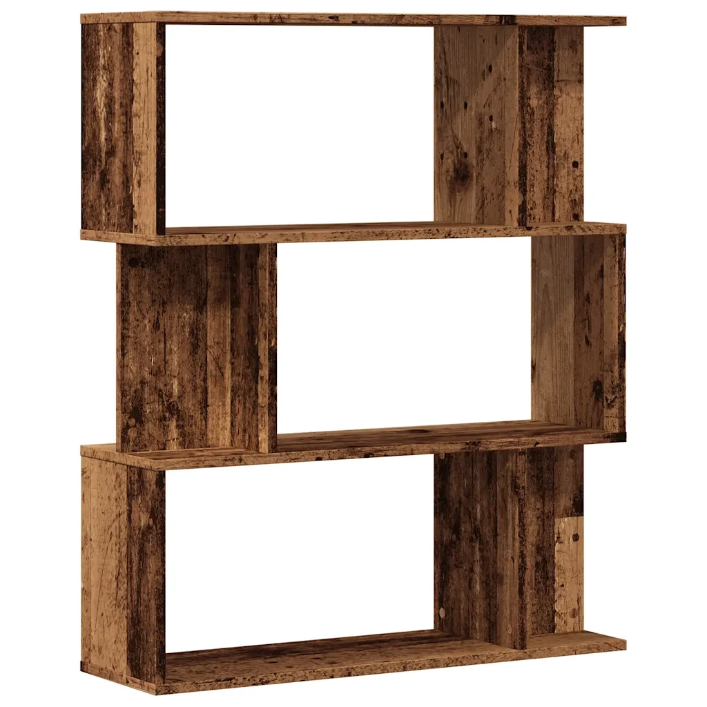 Libreria in Legno Antico 80x24x96 cm in Legno Multistrato 855772