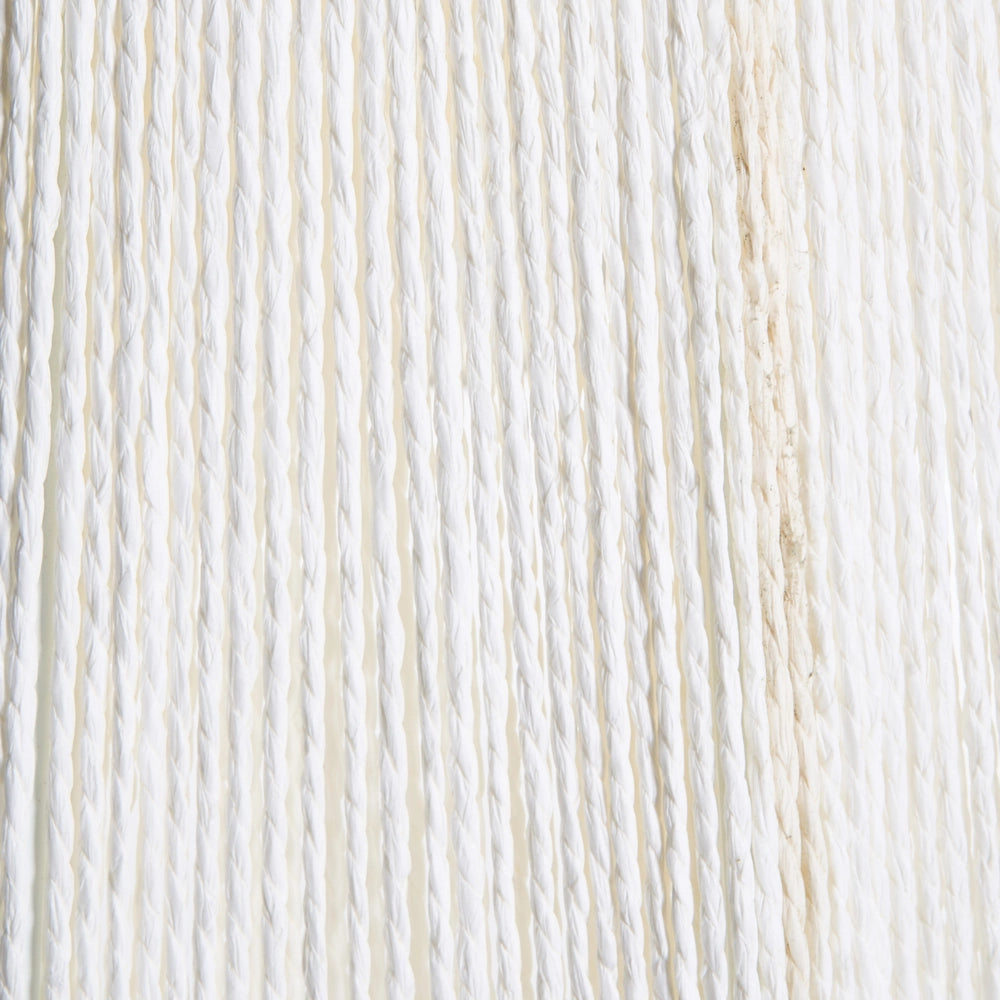 Lampada a sospensione con base in ferro e paralume in corda di carta stile boho luce ambientale beige