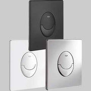 PLACCA DI COMANDO SKATE AIR DOPPIO TASTO  CROMOSATINATA     GROHE