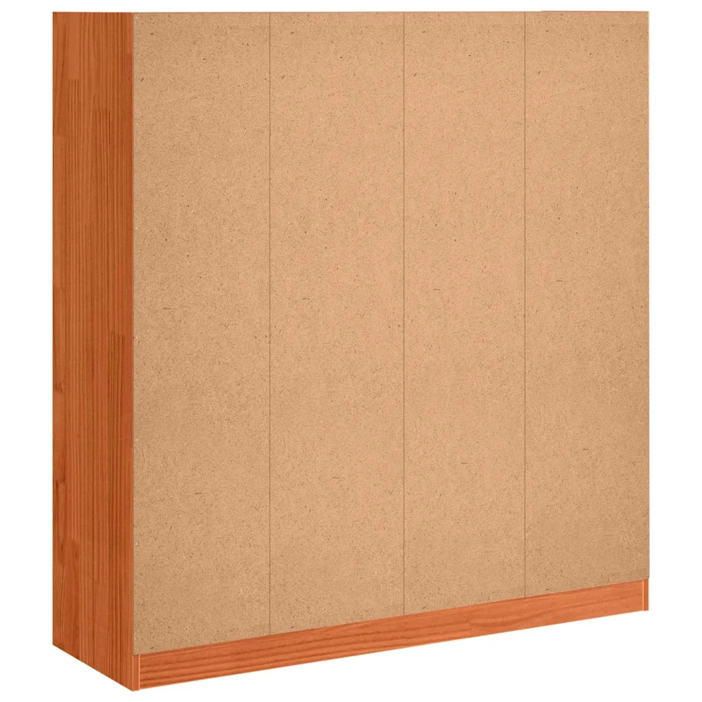 Armadio per Libri Marrone cerato 104 x 33 x 110 cm