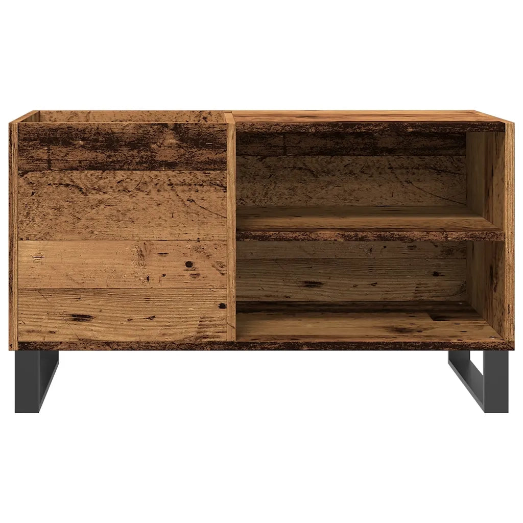 Mobile Porta Dischi Legno Antico 84,5x38x48cm Legno Multistrato 857244