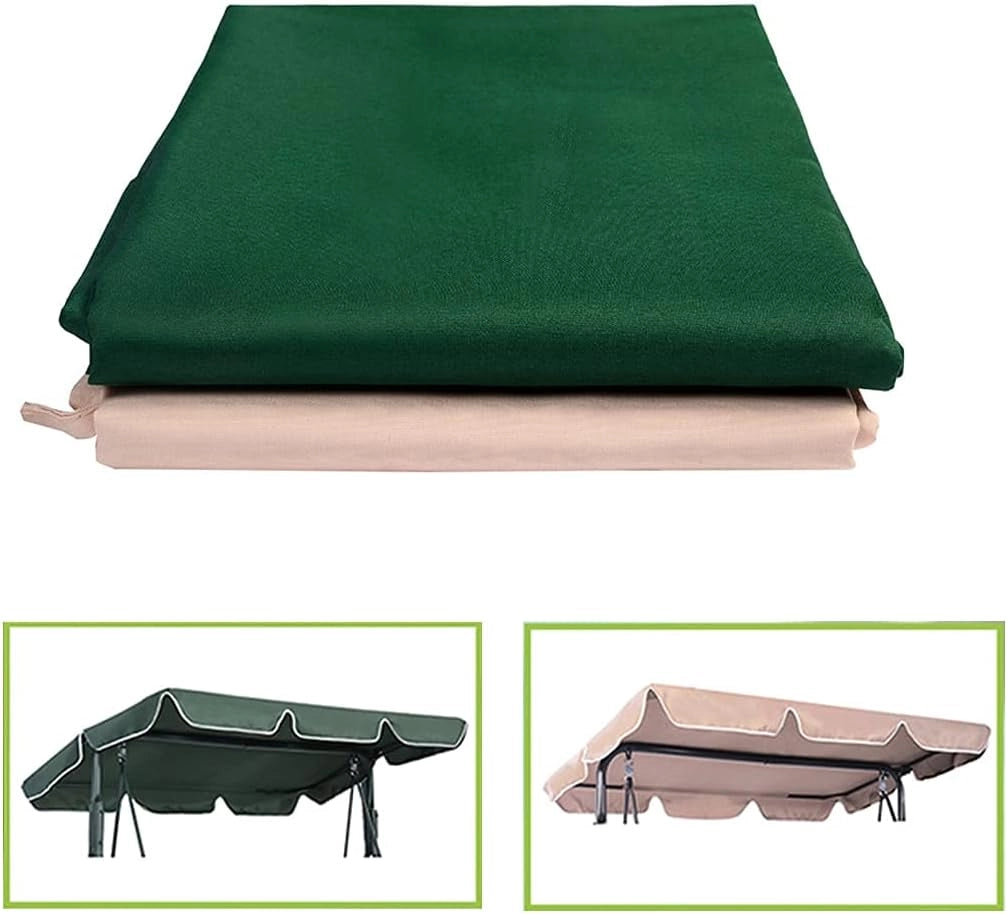 Copertura di Ricambio Universale per Dondolo, Tettuccio Tetto di Ricambio per Dondolo da Giardino per Esterno Beige