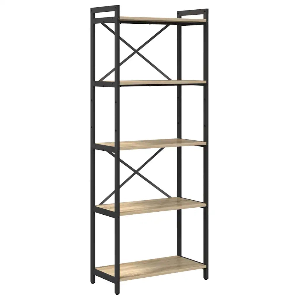vidaXL Libreria rovere sonoma 60 x 30 x 153 cm Legno multistrato