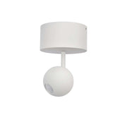 ARKOSLIGHT Faretto LED da soffitto MINI BORA SURFACE 4,5W 38º 2700K Bianco Opaco orientabile CRI>93 design sferico compatto per interni
