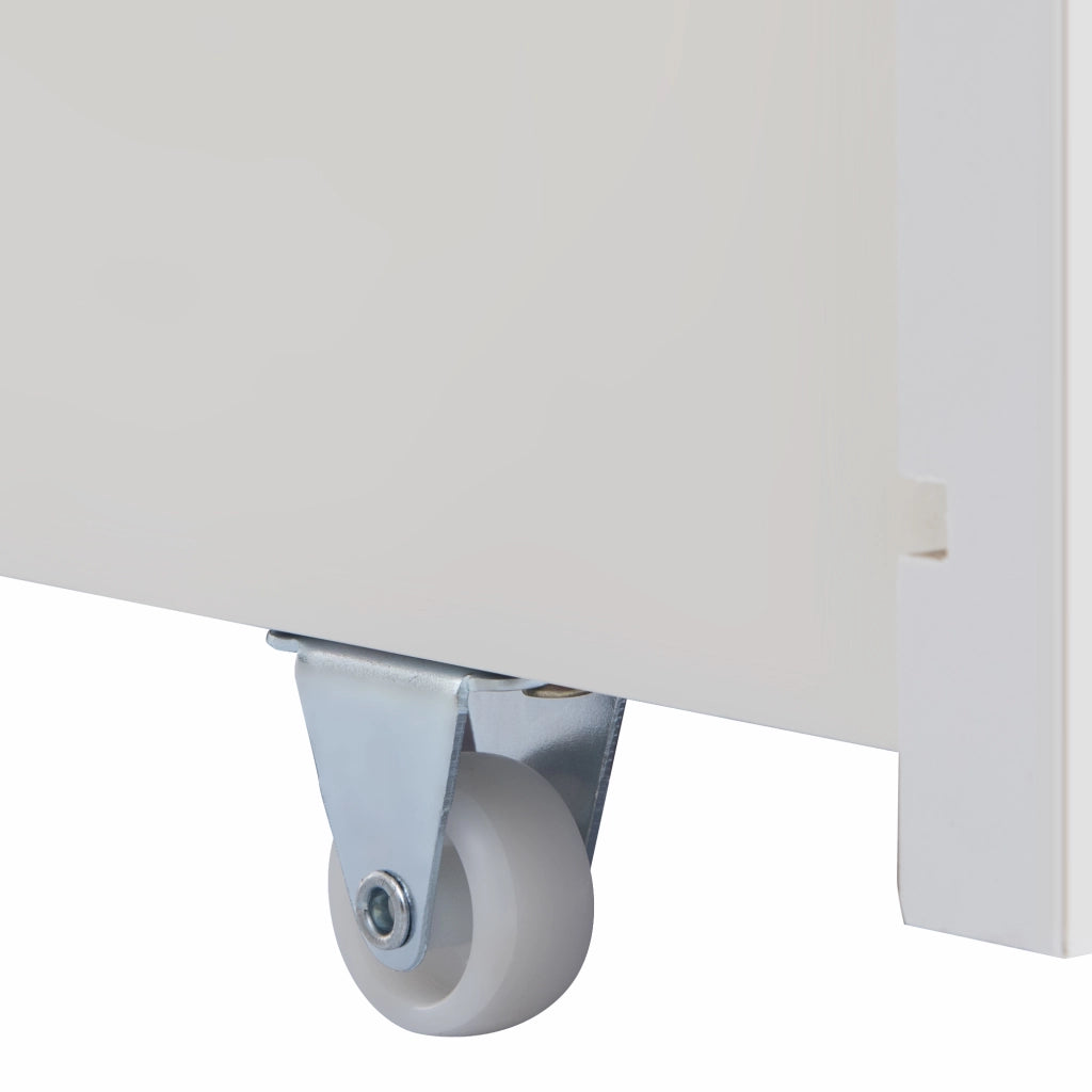Letto con Cassetti Singolo; con Testiera Libreria e Vano Contenitore 90×200 cm; senza Materasso