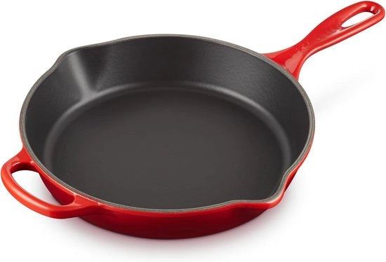 Piatto da forno e da servizio in acciaio inossidabile per tutti i fornelli e forni, 26 cm, 2 litri, rosso ciliegio