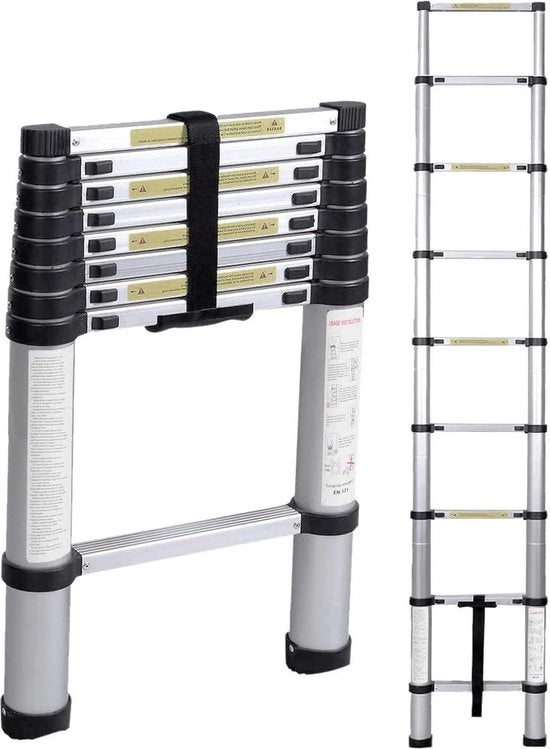 Ladder telescopica pieghevole 26 metri | Ladder per uso domestico in alluminio