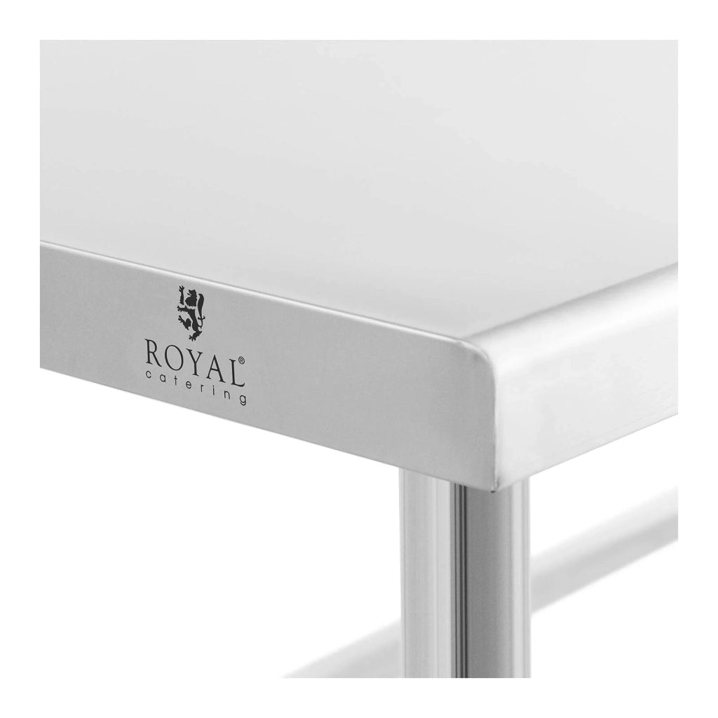 Tavolo da lavoro in acciaio inox piano di lavoro in acciaio inox piano di lavoro professionale tavolo da lavoro cucina alzatina a parete 150 x 70 cm 93 kg 14_0005130