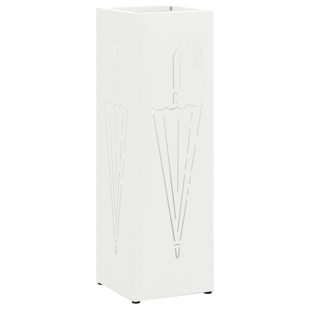Portaombrelli Bianco Metallo Compatto Portaombrelli