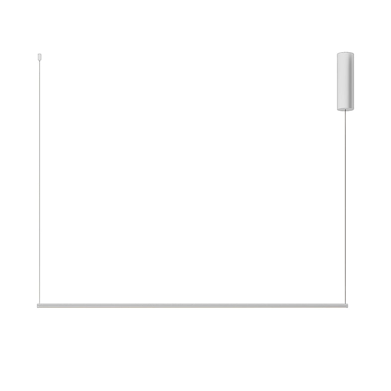 DAISHO Sospensione Orizzontale LED 18W 3000K CRI90 IP20 in Alluminio Bianco - Lampada a Sospensione Dimmerabile Taglio di Fase - Rossini Group