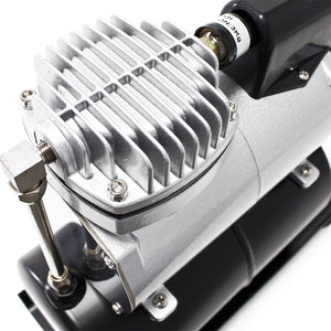 Compressore da aerografo AF186A con serbatoio aria, un cilindro 4 bar e spegnimento automatico