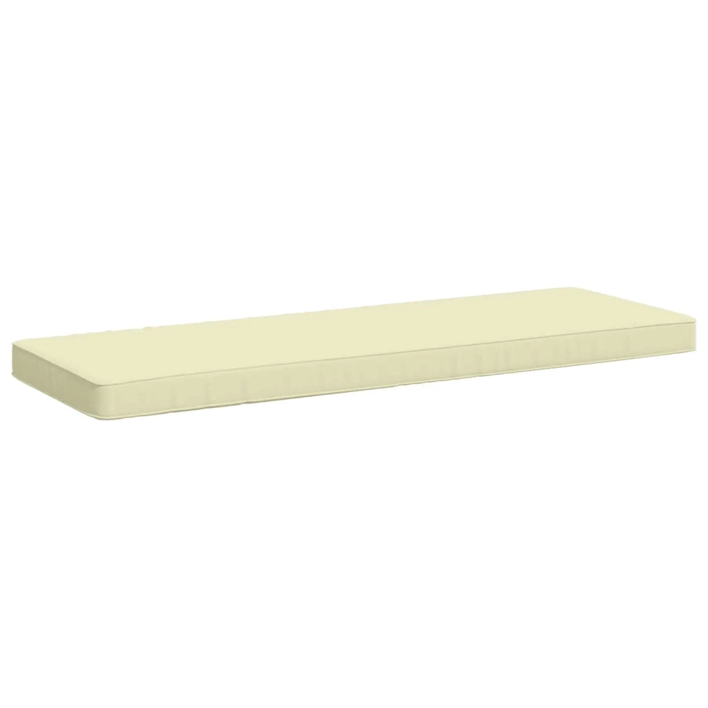 Cuscini per Panchina a 2 Pezzi VUGHT 2 pz 100% Poliestere Crema 951145