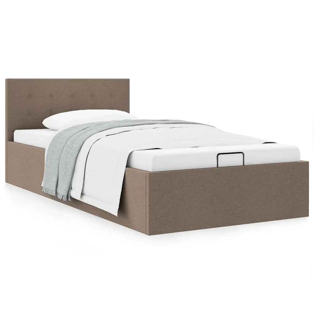 Giroletto con Contenitore Grigio Talpa in Tessuto 90x200 cm
