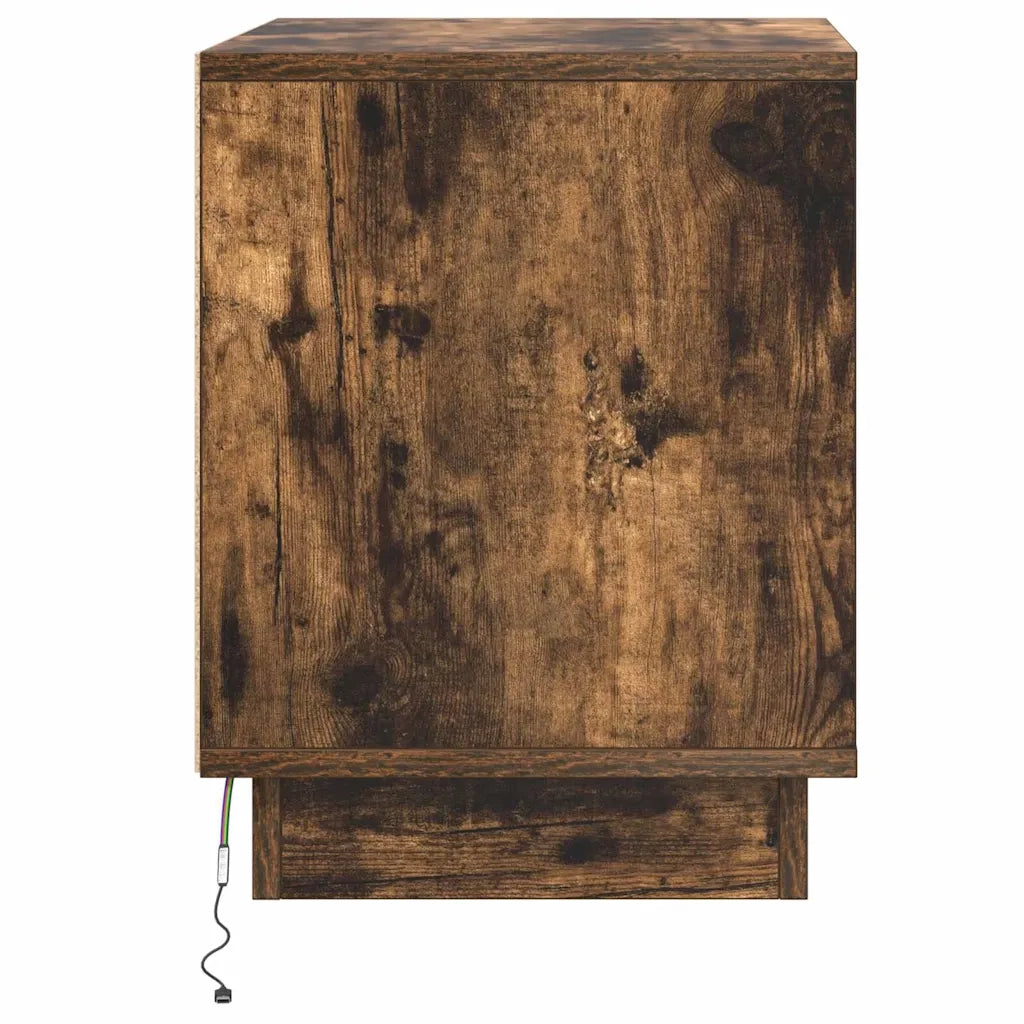 Armadio da Notte Rovere fumé 44 x 34,5 x 45 cm 869570