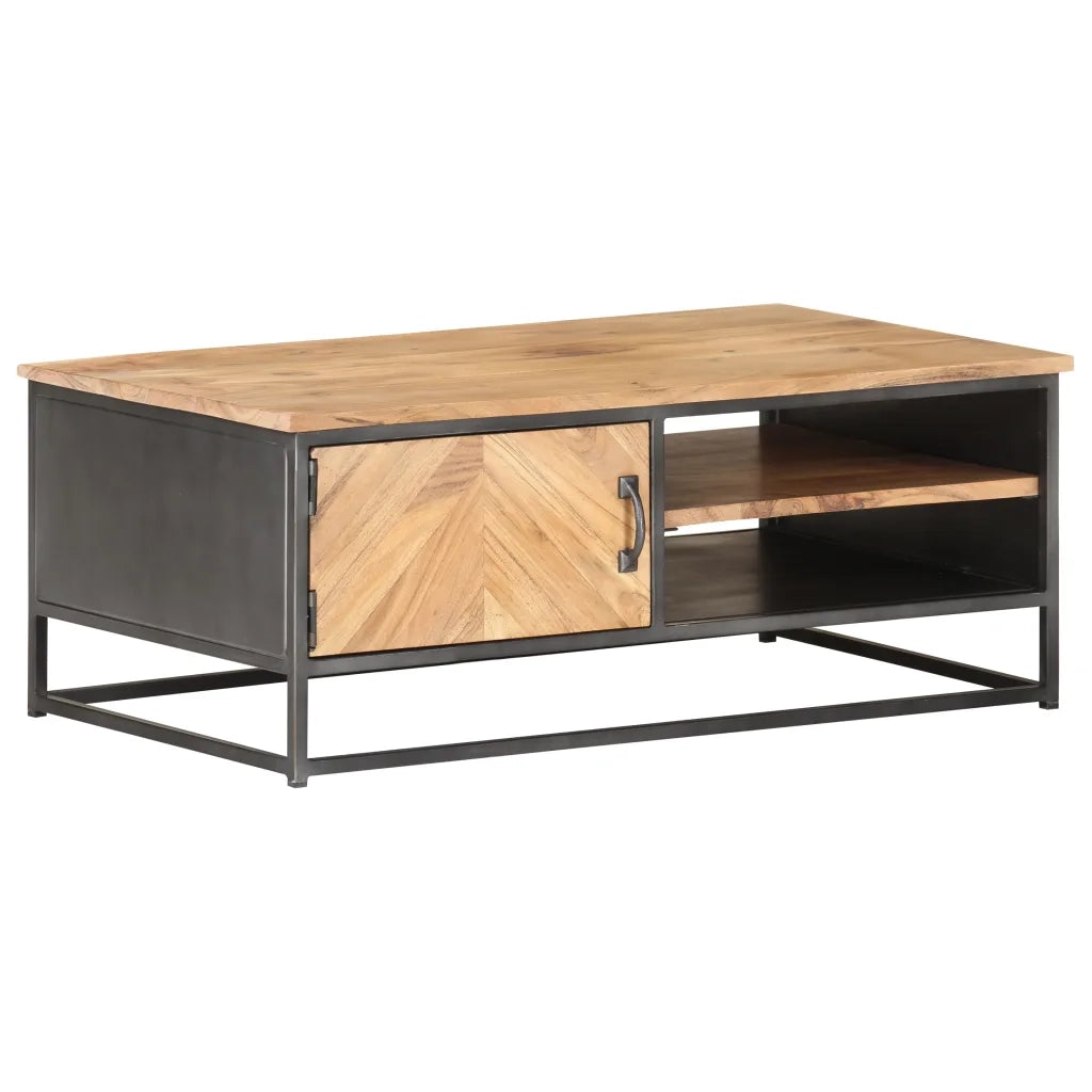 Tavolino da salotto | Tavolino da caff¨¨ | Tavolino da Soggiorno 90x50x35 cm in Massello di Acacia