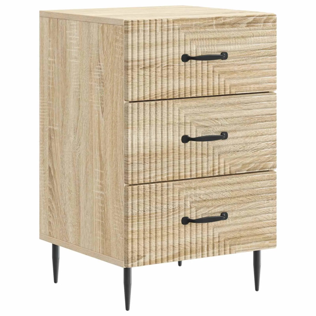 Armadio da Notte con cassetto Rovere Sonoma 43 x 41 x 66,5 cm