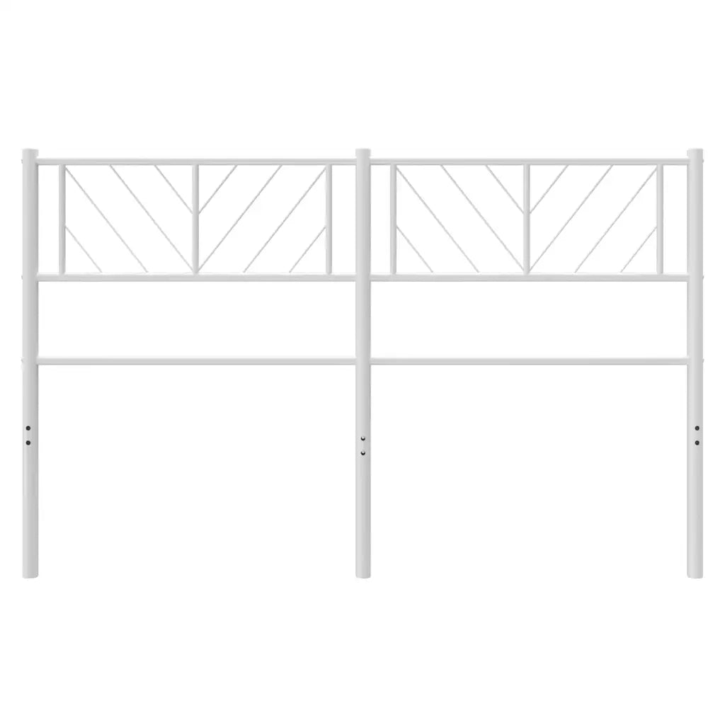 Testiera di Ricambio in Metallo Bianco 150 cm 372262