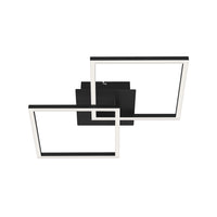 Applique Moderna Frame Metallo Nero Led 22W 3000K