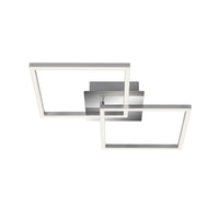 Applique Moderna Frame Metallo Cromo Led Integrato 22W 3000K