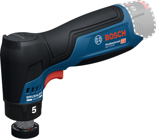 Bosch GEX 12V-32 – Levigatrice Roto-Orbitale 12 V, Pad 32 mm, Solo Corpo
