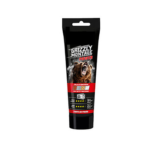 1pz bostik grizzly montage power tubo 250g. bianco cod:ferx.32103