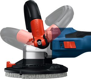 Bosch GBR 18V-15 S – Levigatrice per Calcestruzzo 18 V, 125 mm, brushless, naked