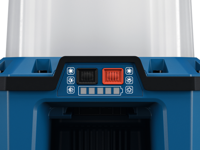 Bosch GLA 18VH-7500 – Lampada da Cantiere 7.500 lm, caricatore per USB-C