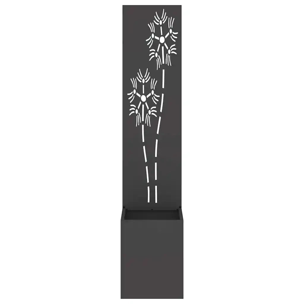 Schermo per privacy in giardino Floreale Nero 32 x 150 cm CFW9899818