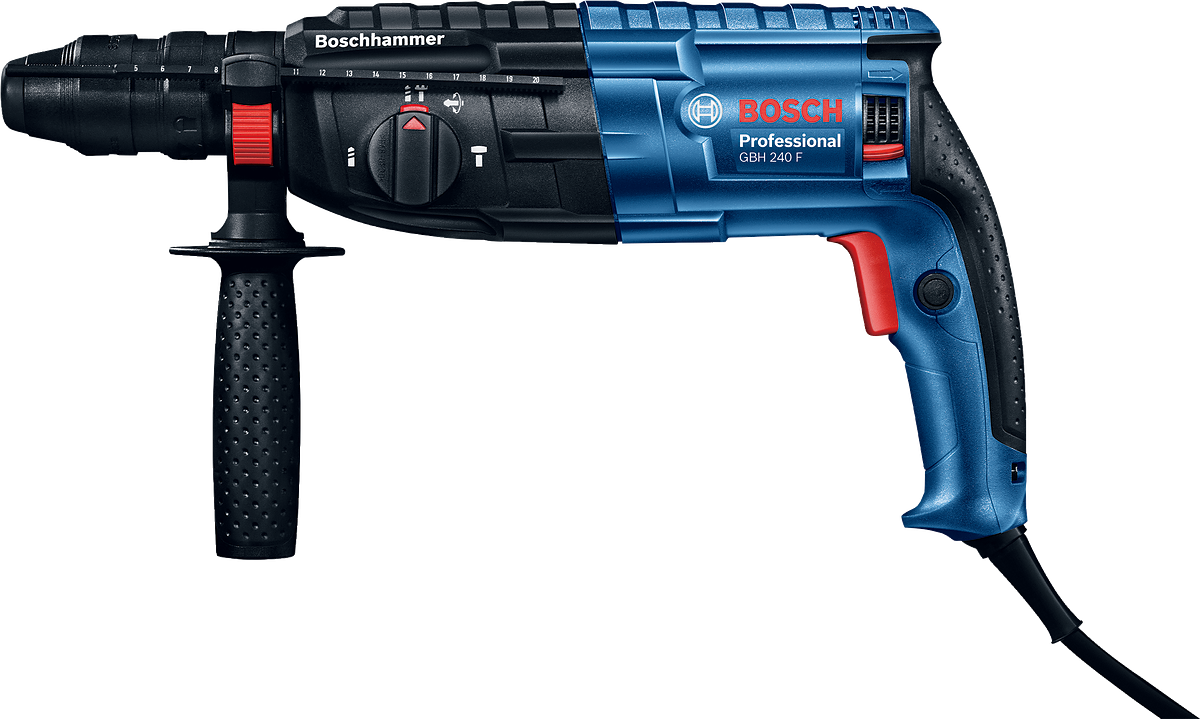 Bosch GBH 240 F – Martello Perforatore SDS‑plus 790 W, 2,7 J, doppio mandrino