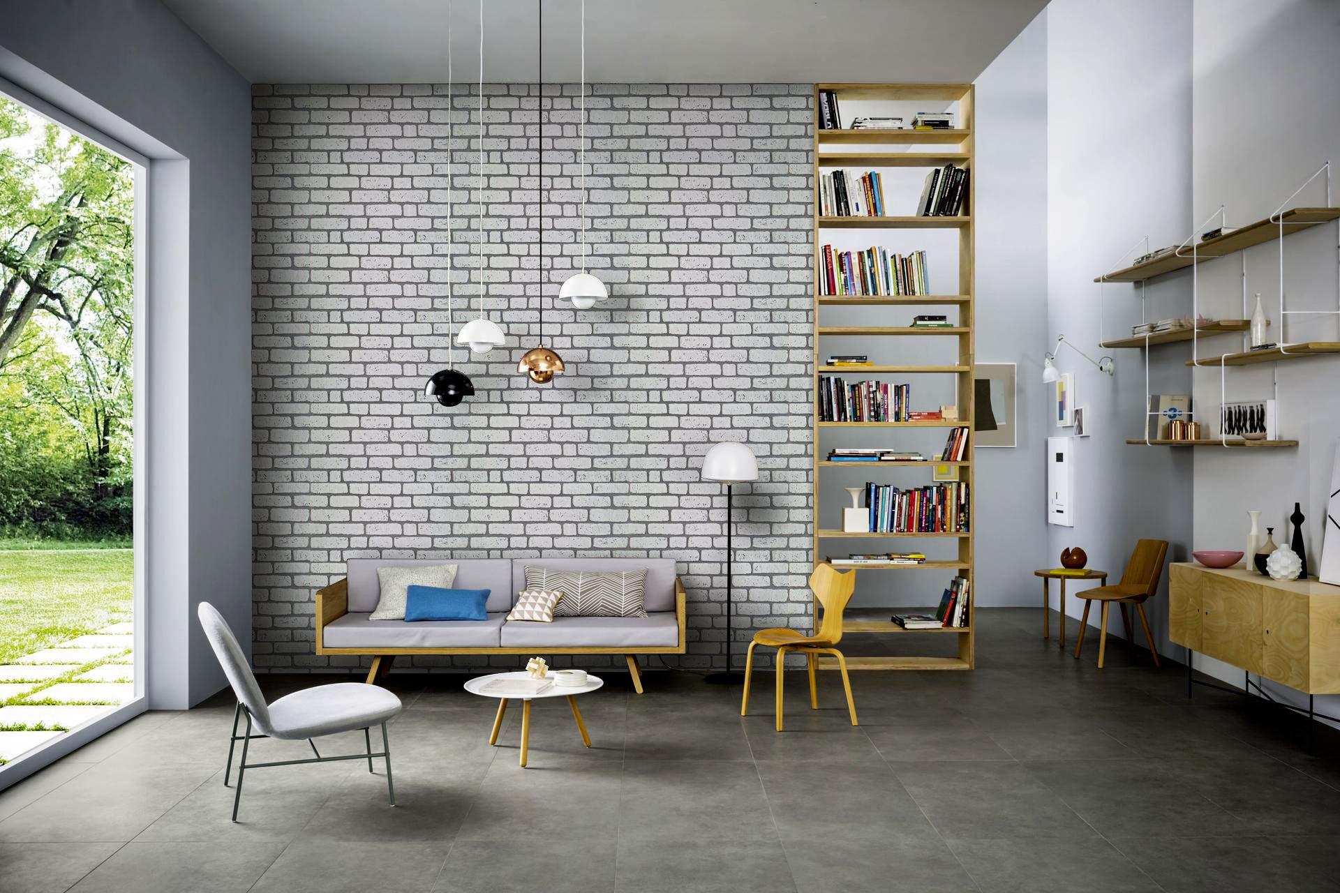 Newcastle - pannello finto mattone in EPS Resinato Misura 100x50 Cm spessore 2 cm