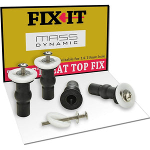 Confezione da 4 pezzi, fissaggio per sedile del wc, cerniere per